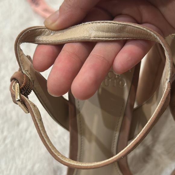 Vince Camuto Blush Tan Platform Sandals - Picture 15 of 16